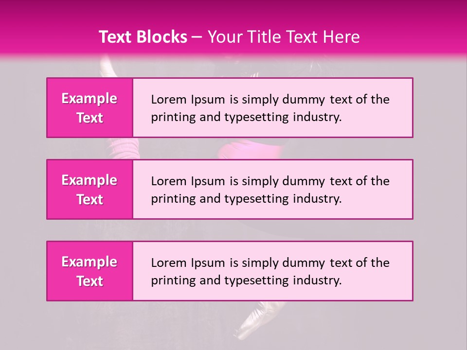 Cool Posing Aerobics PowerPoint Template