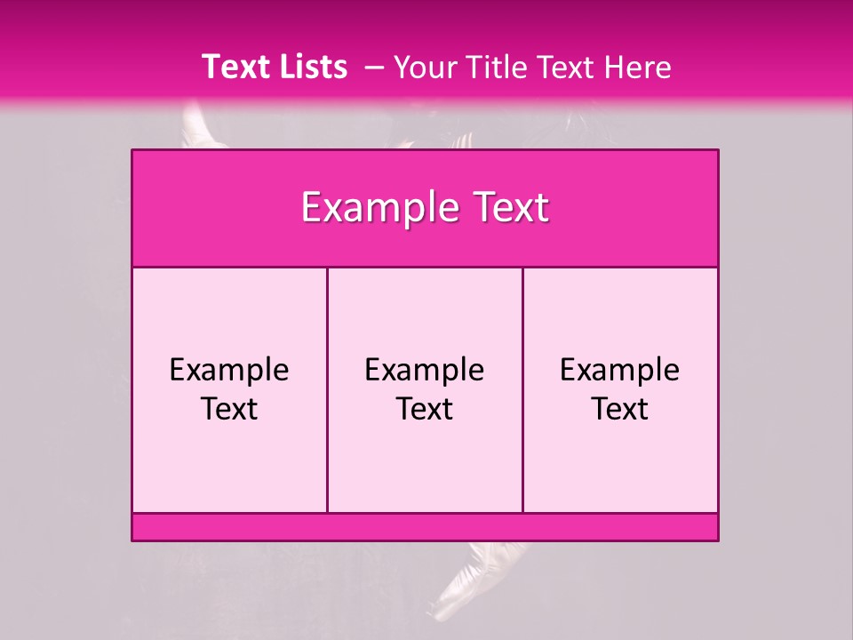 Cool Posing Aerobics PowerPoint Template