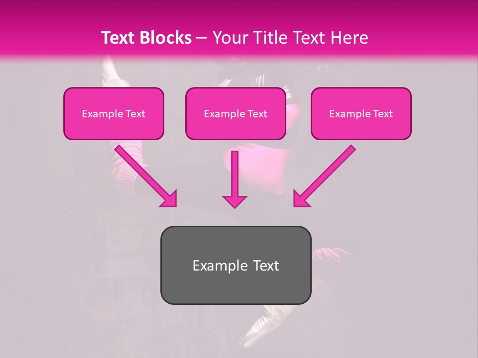 Cool Posing Aerobics PowerPoint Template