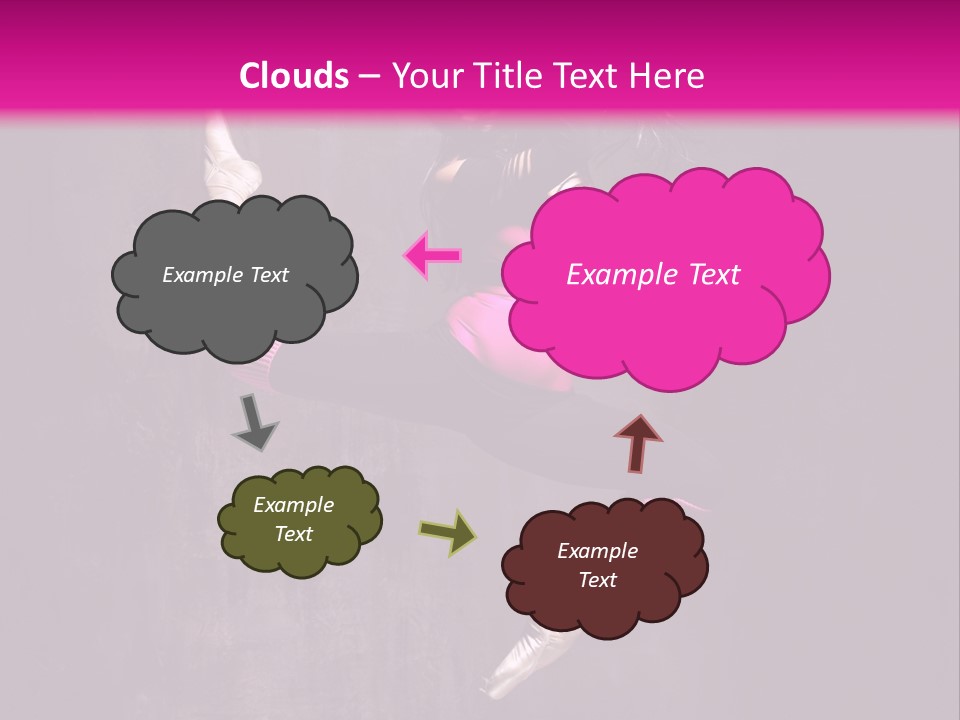 Cool Posing Aerobics PowerPoint Template