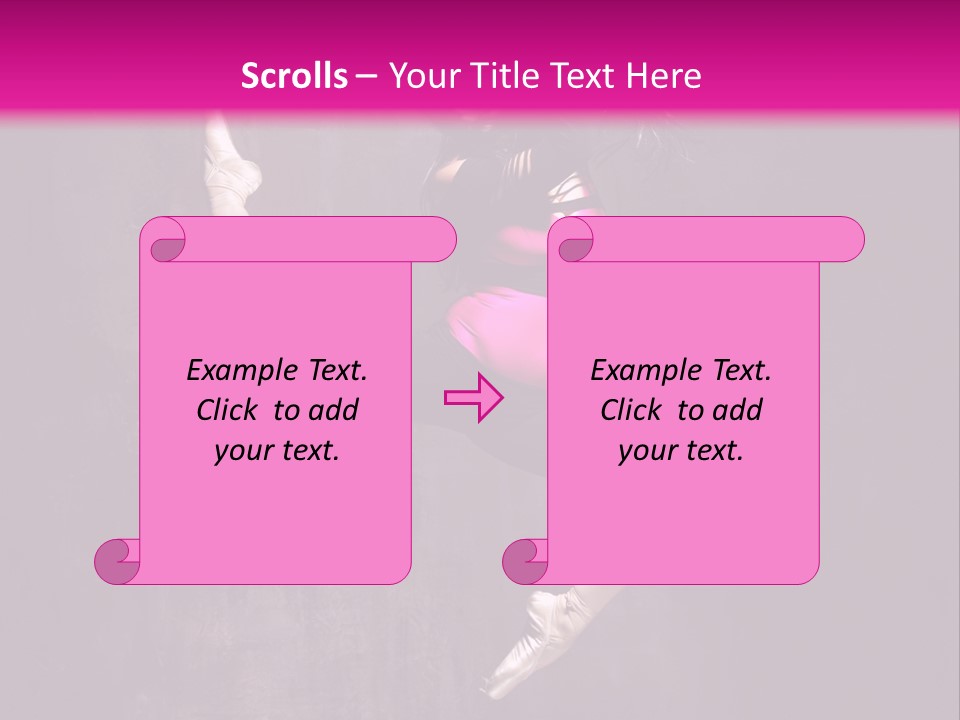 Cool Posing Aerobics PowerPoint Template