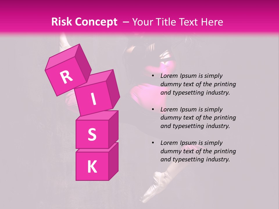 Cool Posing Aerobics PowerPoint Template