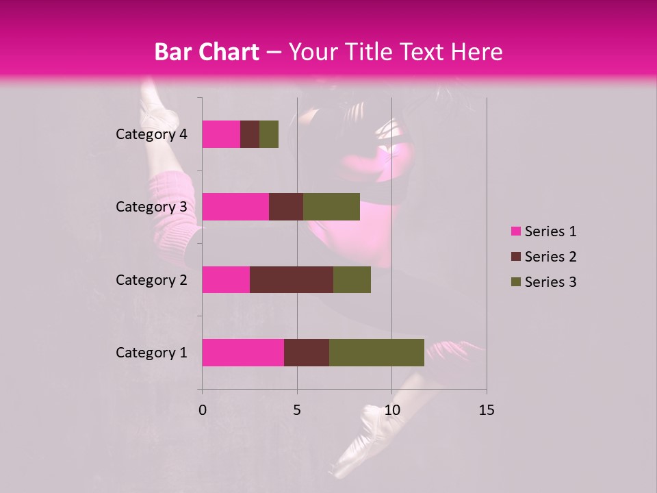 Cool Posing Aerobics PowerPoint Template