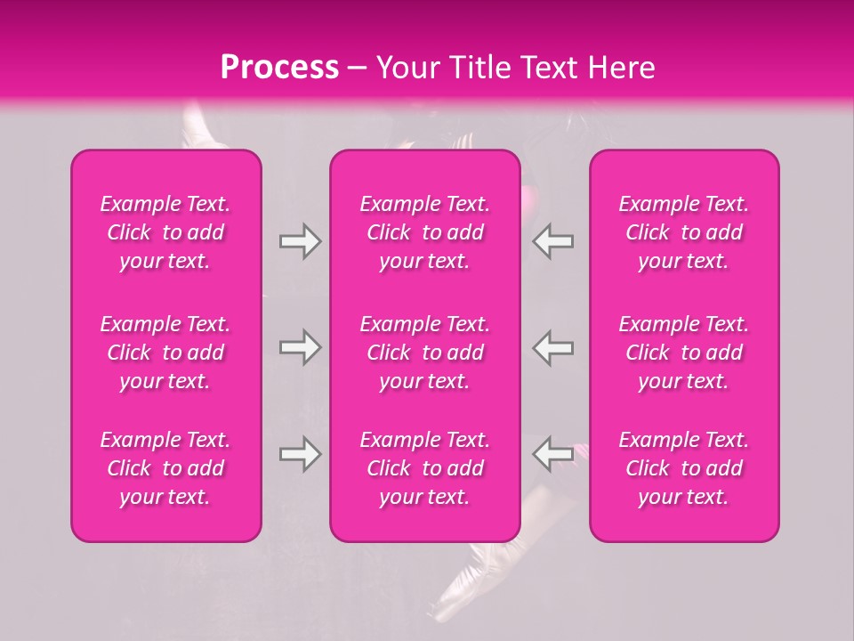 Cool Posing Aerobics PowerPoint Template