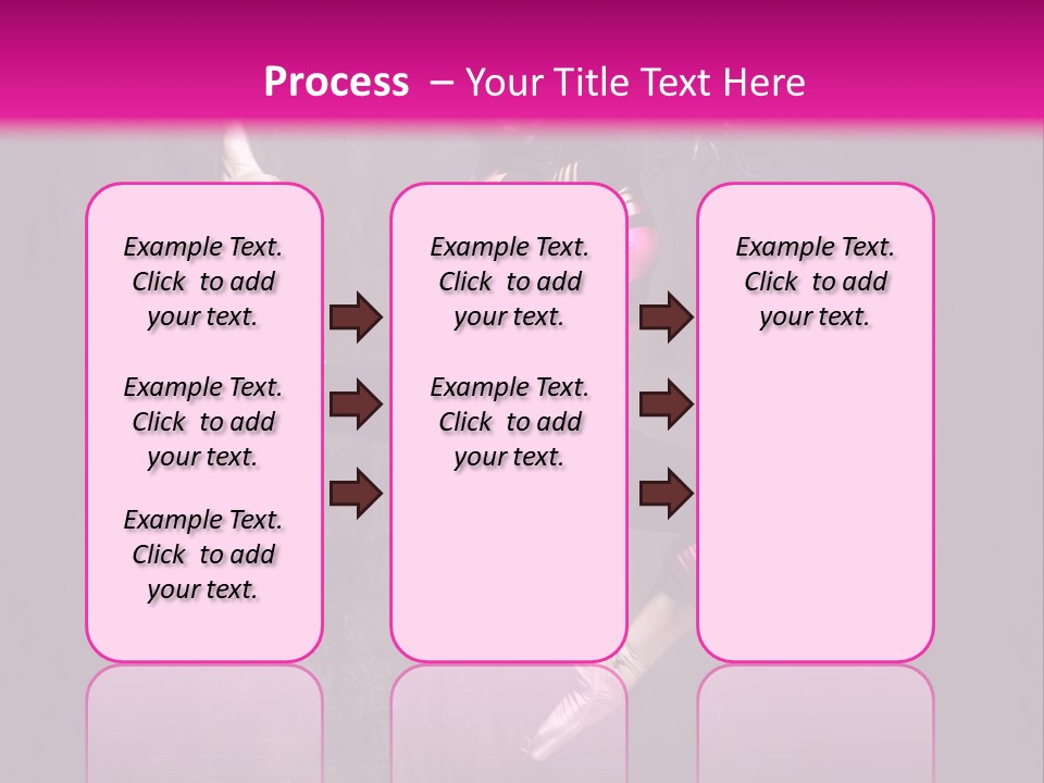 Cool Posing Aerobics PowerPoint Template