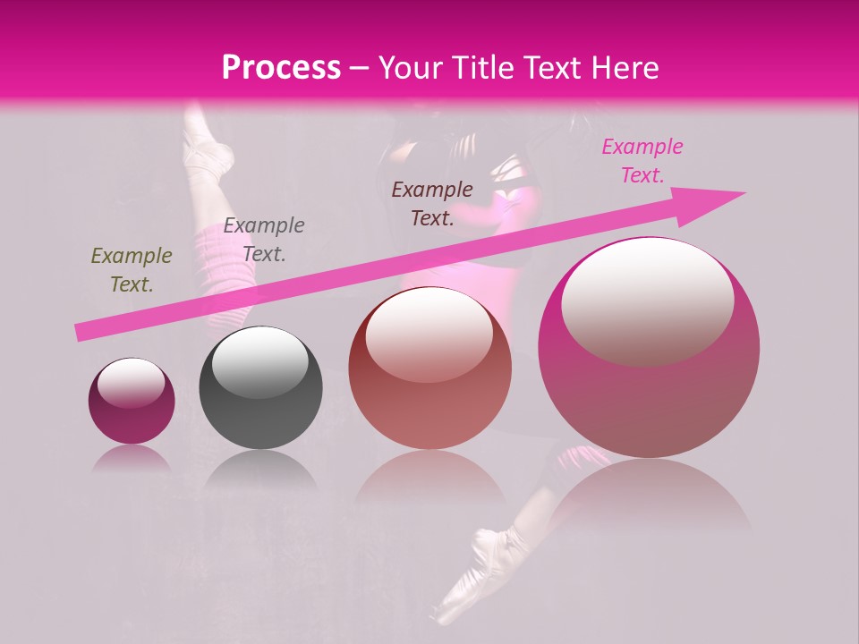 Cool Posing Aerobics PowerPoint Template