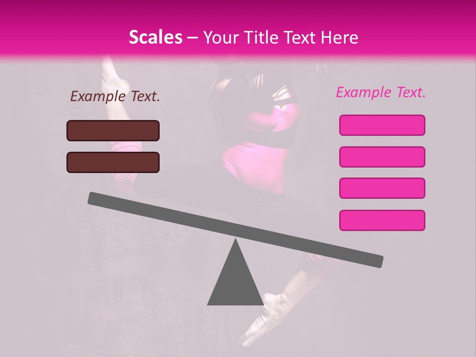 Cool Posing Aerobics PowerPoint Template