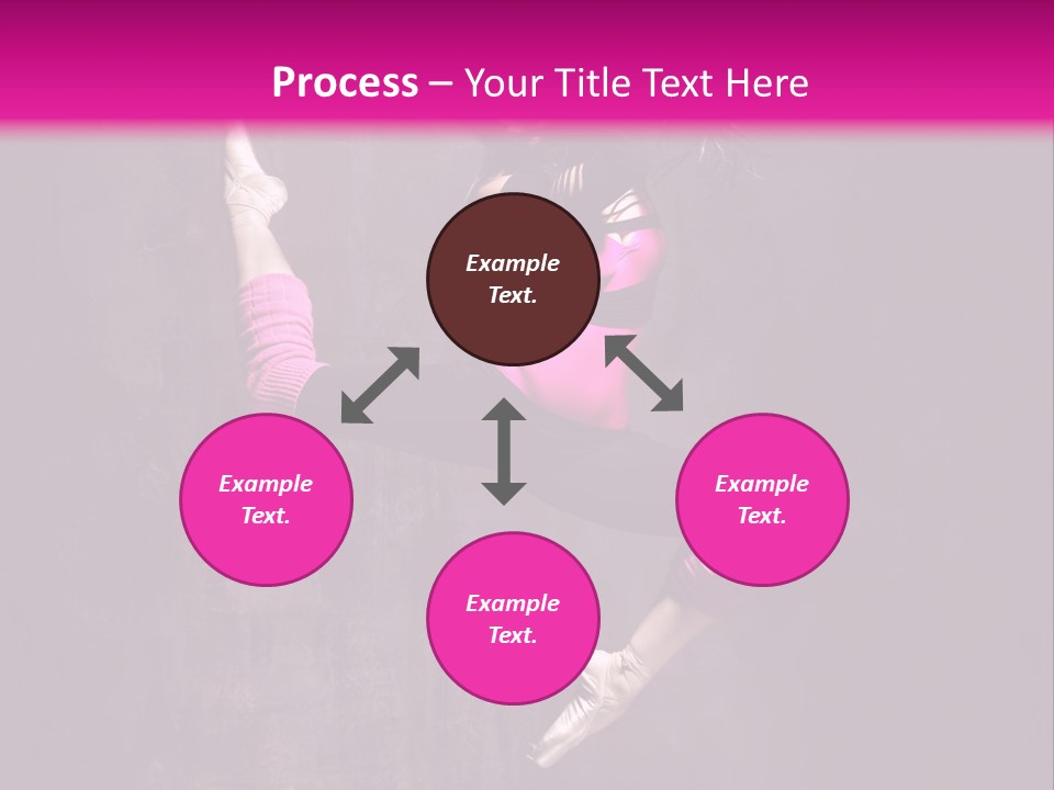 Cool Posing Aerobics PowerPoint Template