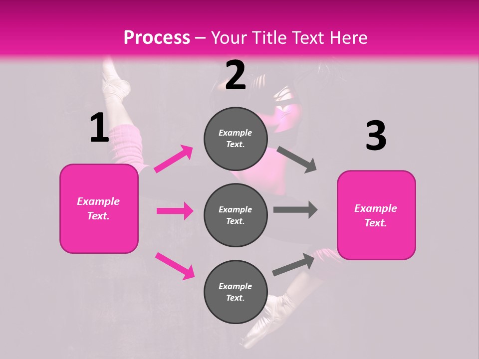 Cool Posing Aerobics PowerPoint Template