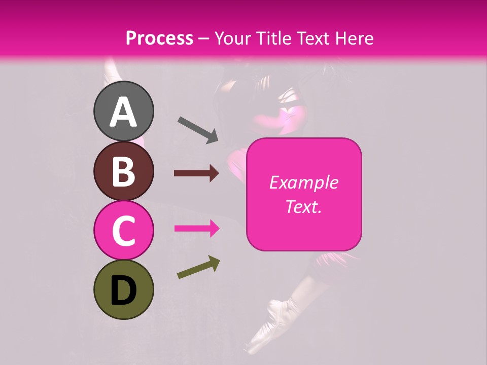 Cool Posing Aerobics PowerPoint Template