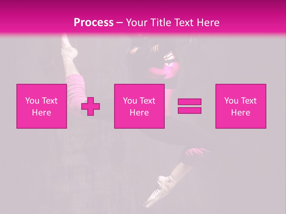 Cool Posing Aerobics PowerPoint Template