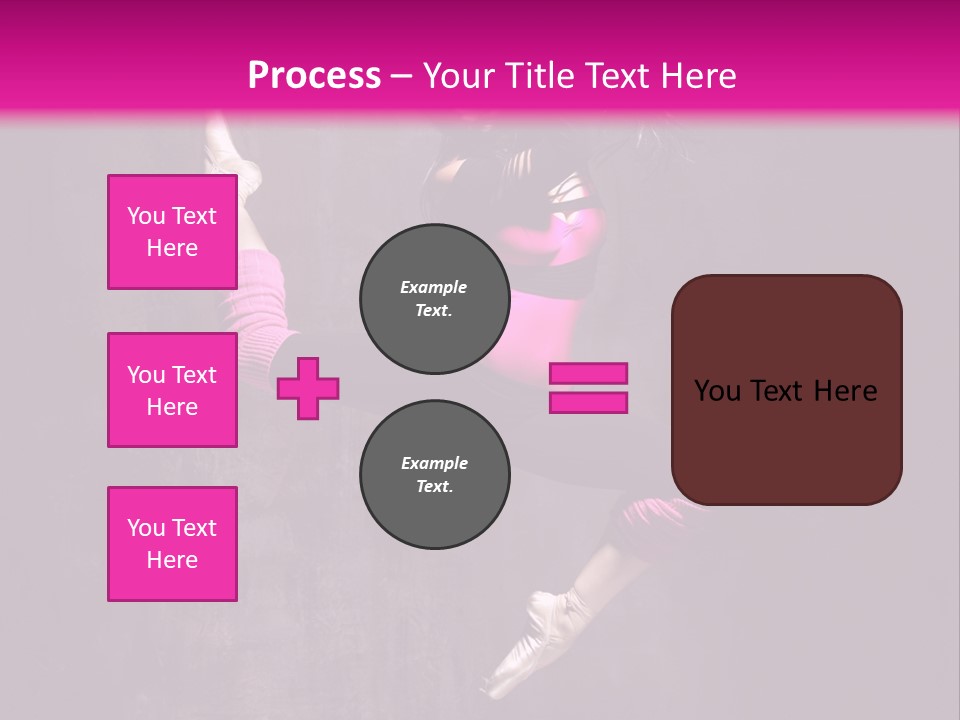 Cool Posing Aerobics PowerPoint Template