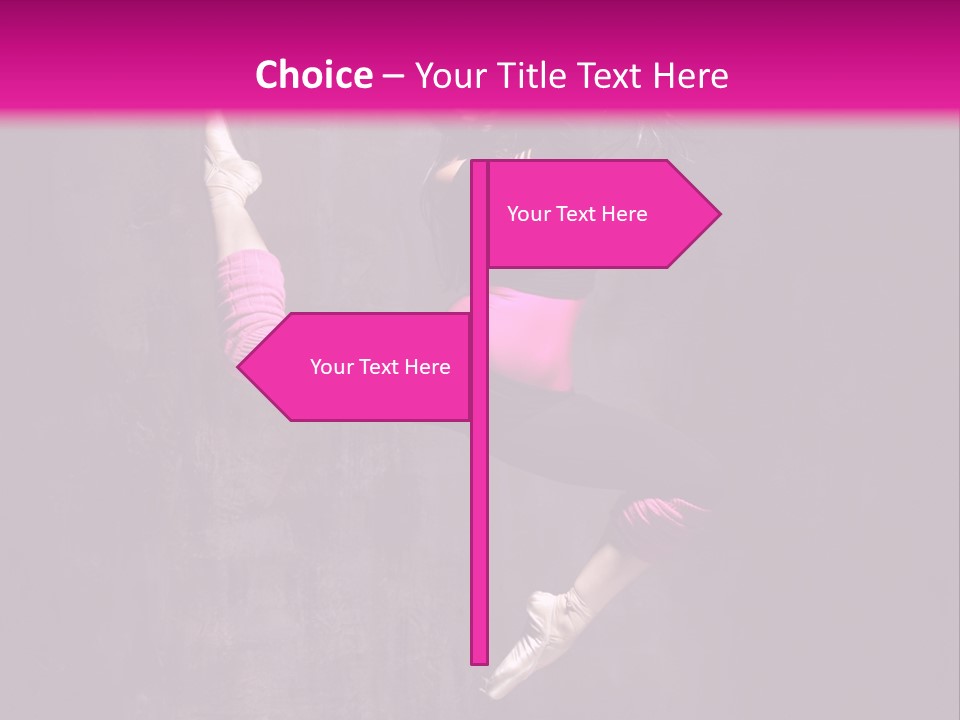 Cool Posing Aerobics PowerPoint Template