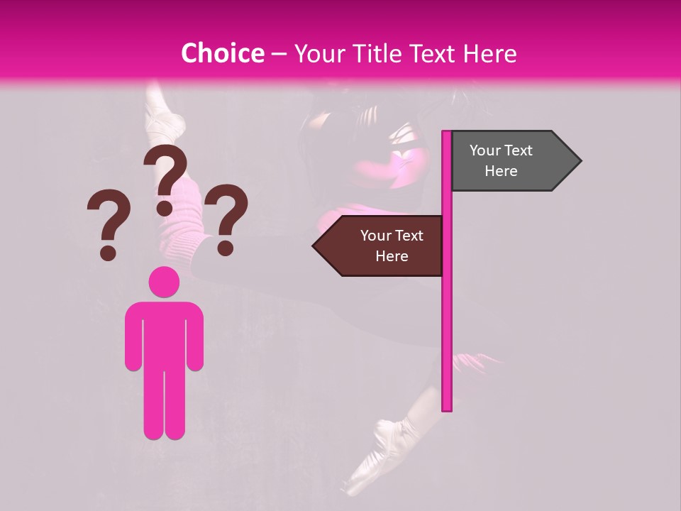 Cool Posing Aerobics PowerPoint Template