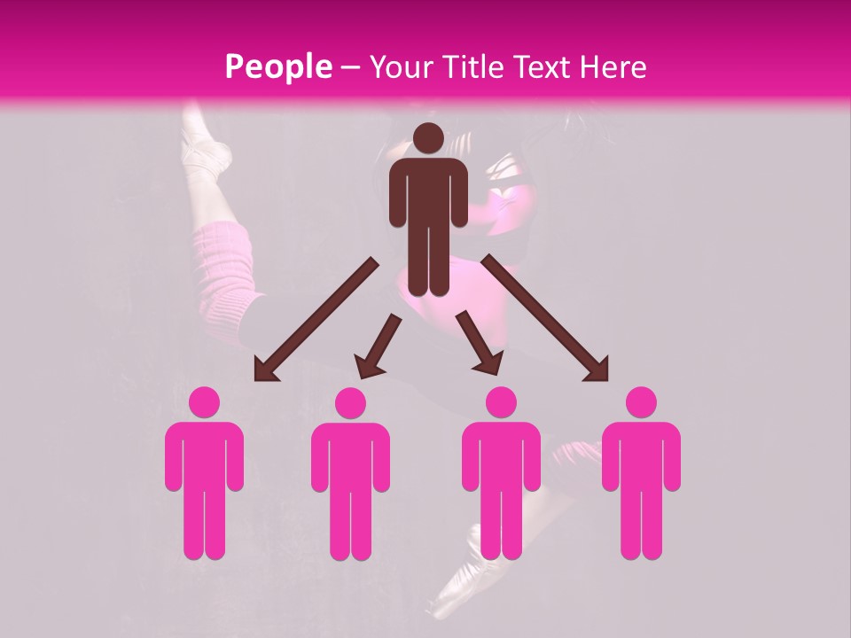 Cool Posing Aerobics PowerPoint Template