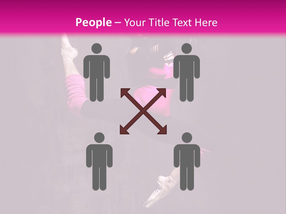 Cool Posing Aerobics PowerPoint Template