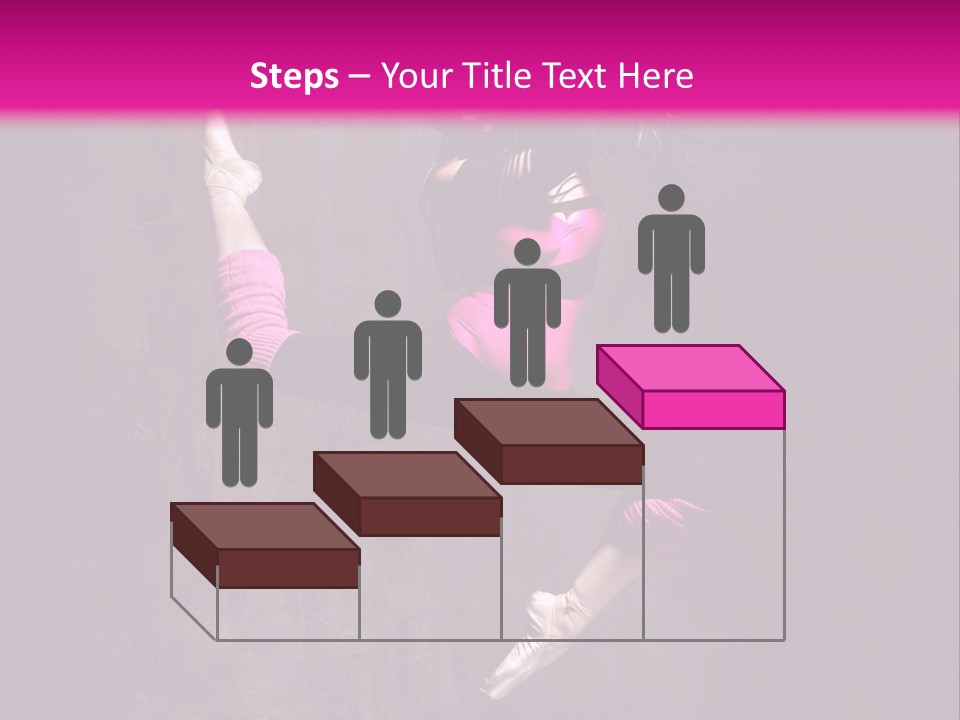 Cool Posing Aerobics PowerPoint Template