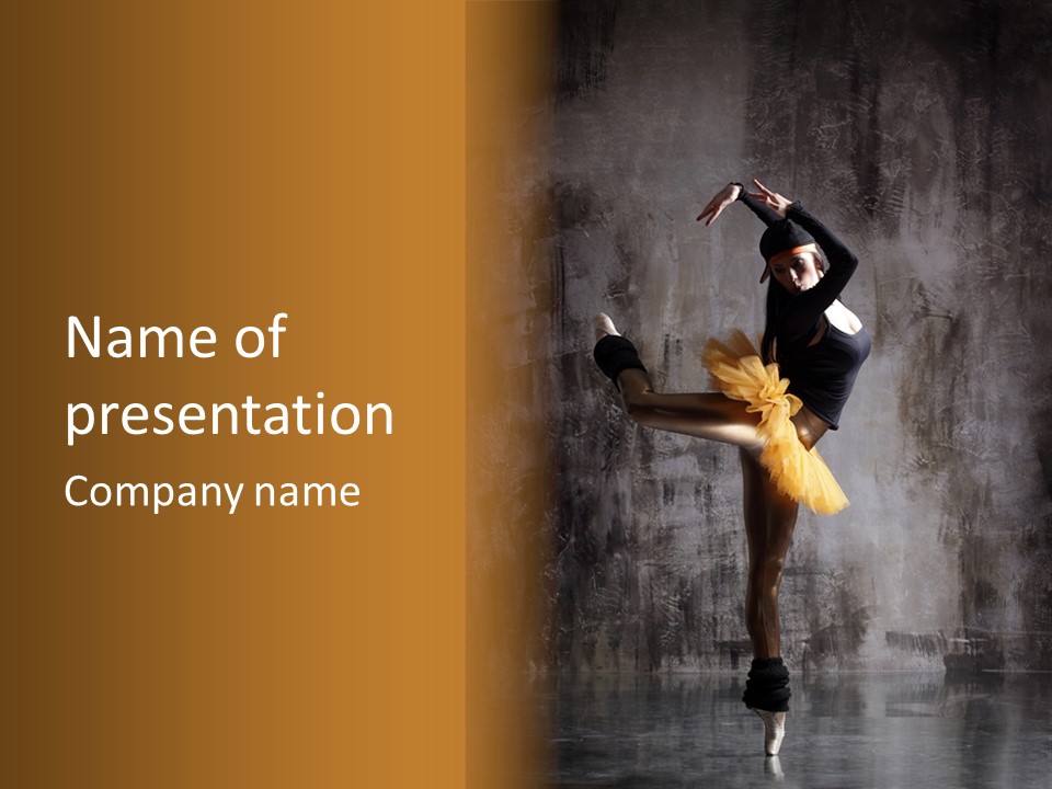 One Stretching Agility PowerPoint Template