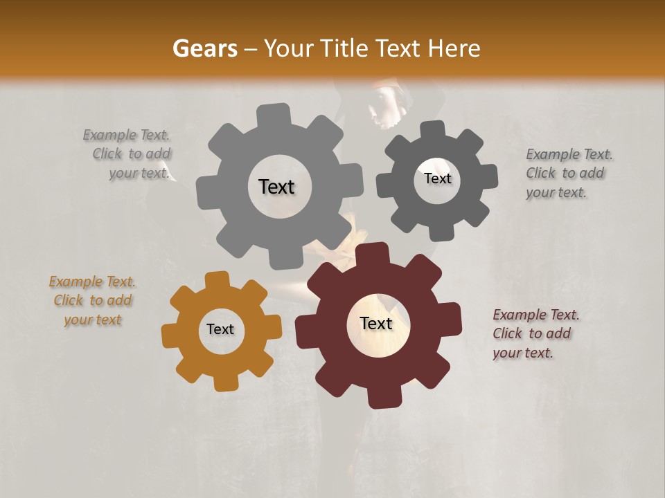 One Stretching Agility PowerPoint Template