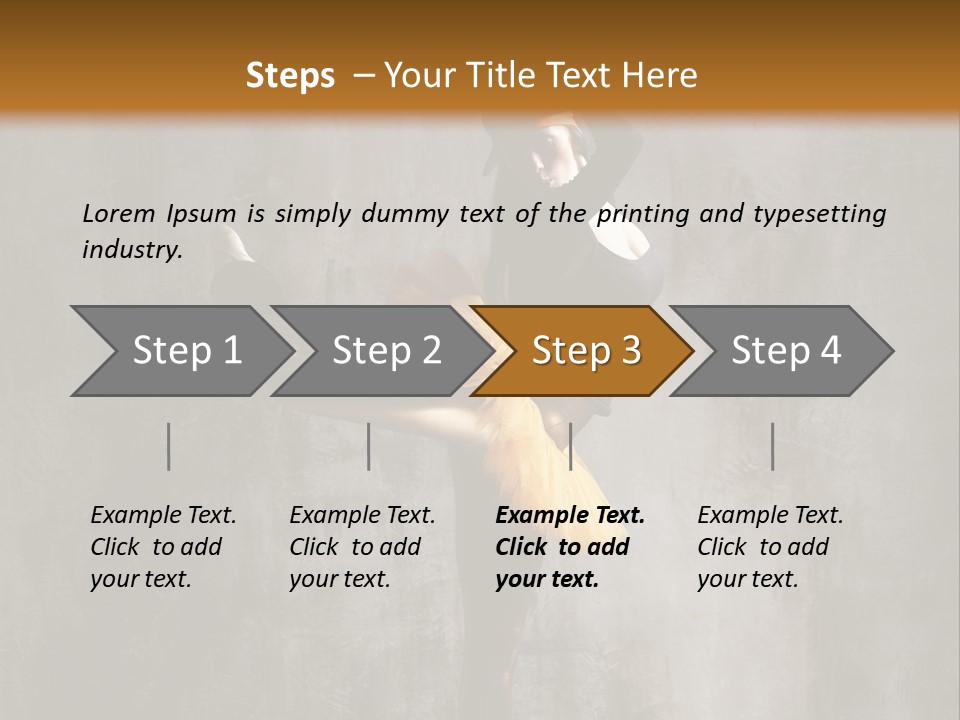 One Stretching Agility PowerPoint Template