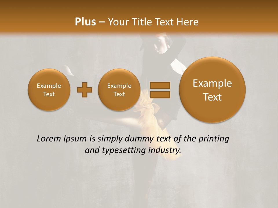 One Stretching Agility PowerPoint Template