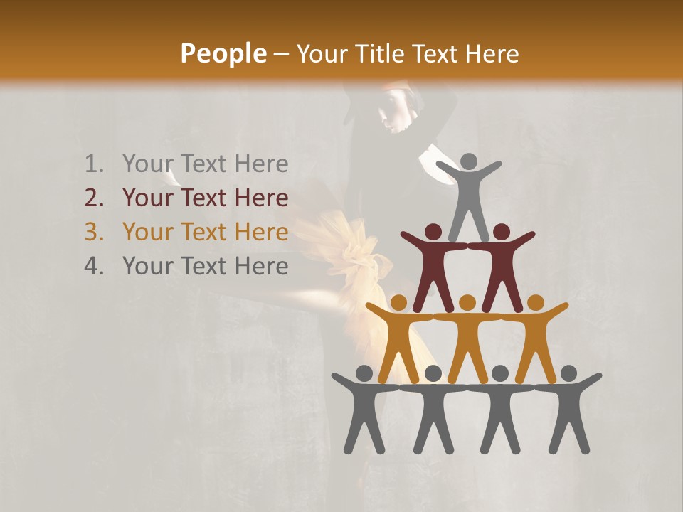 One Stretching Agility PowerPoint Template