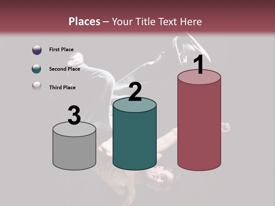 Stunt Posing Hiphop PowerPoint Template