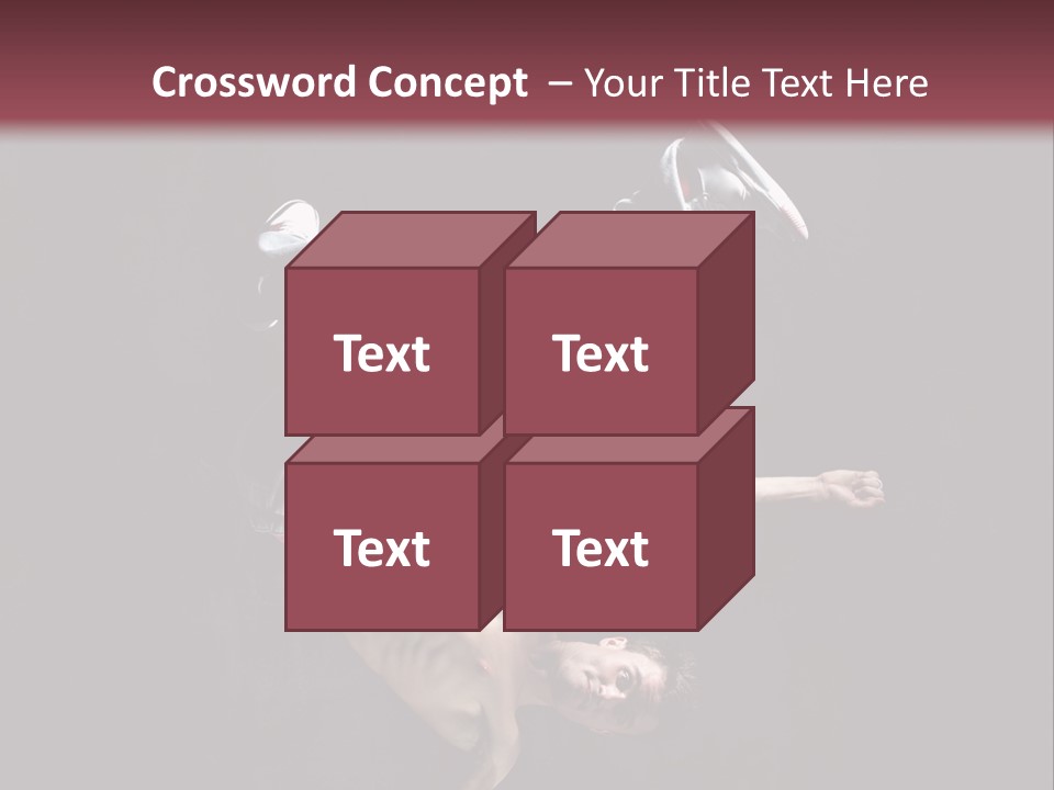 Stunt Posing Hiphop PowerPoint Template