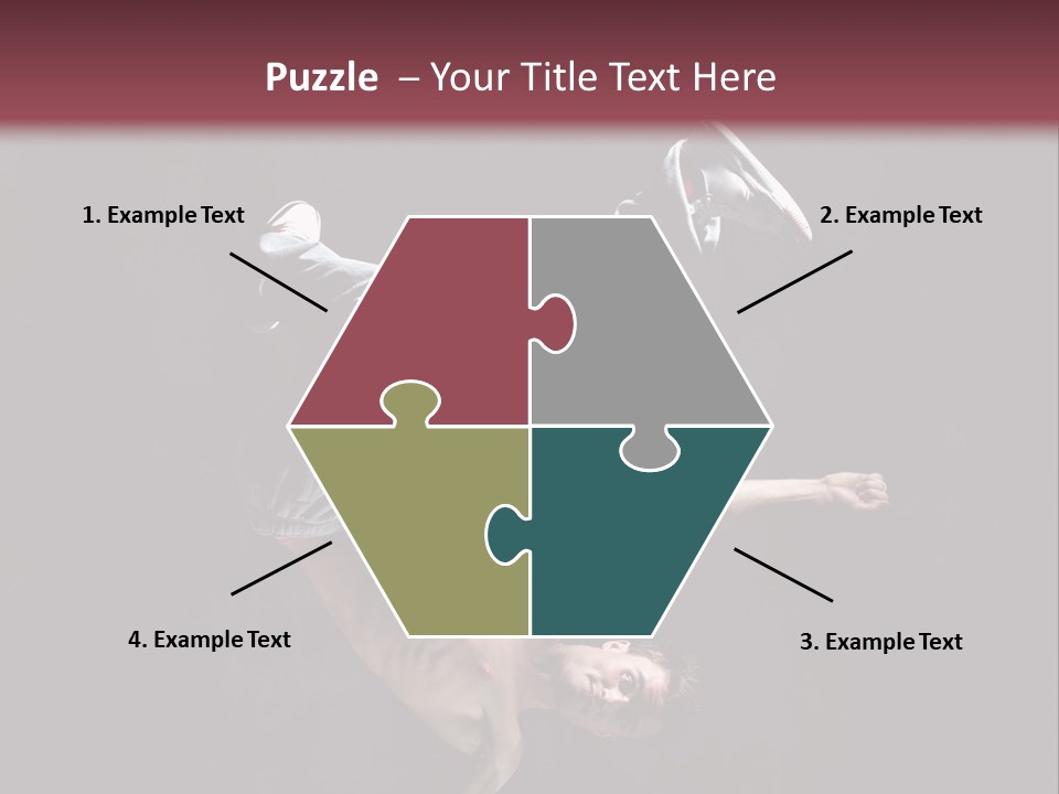 Stunt Posing Hiphop PowerPoint Template