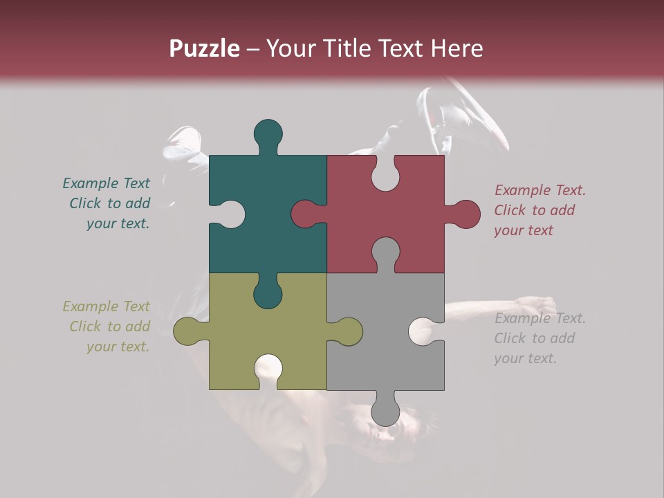 Stunt Posing Hiphop PowerPoint Template