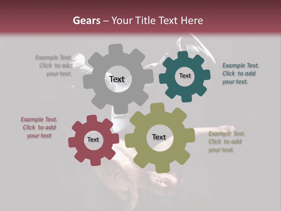 Stunt Posing Hiphop PowerPoint Template