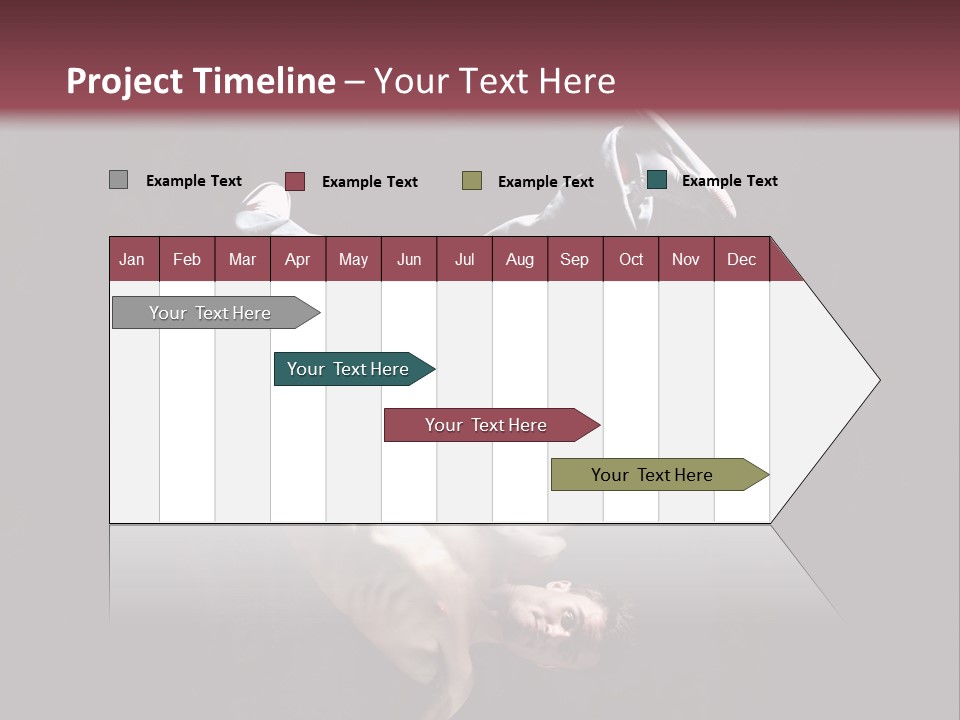 Stunt Posing Hiphop PowerPoint Template