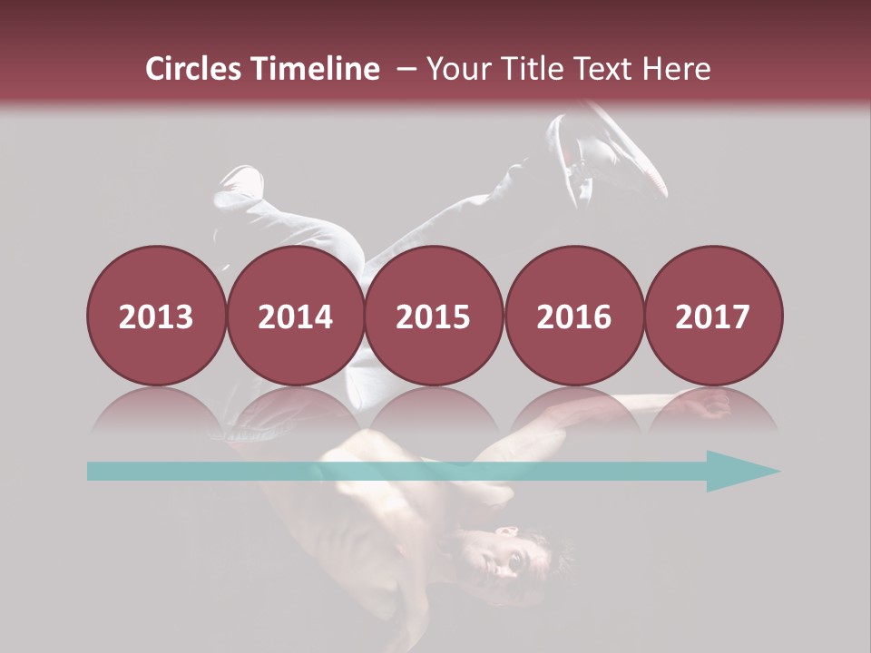 Stunt Posing Hiphop PowerPoint Template