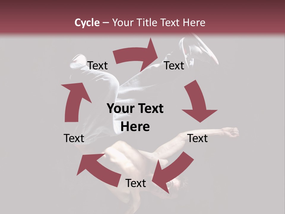 Stunt Posing Hiphop PowerPoint Template