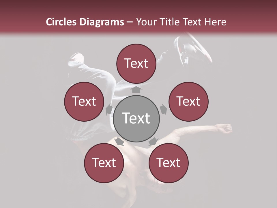 Stunt Posing Hiphop PowerPoint Template