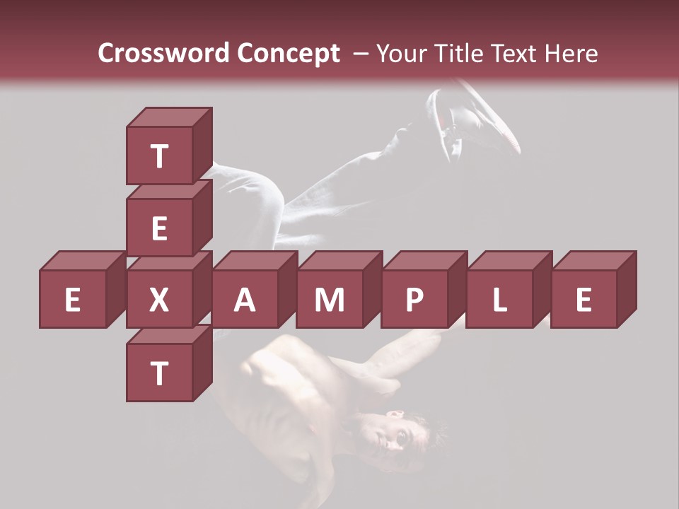 Stunt Posing Hiphop PowerPoint Template