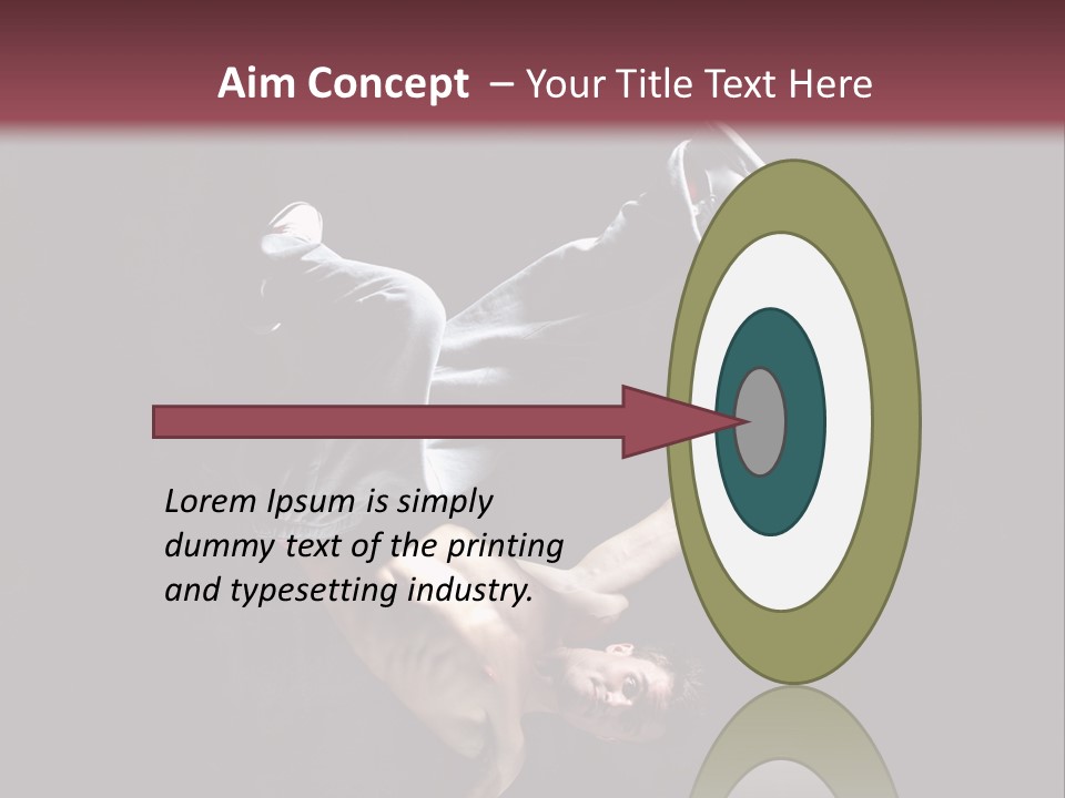 Stunt Posing Hiphop PowerPoint Template