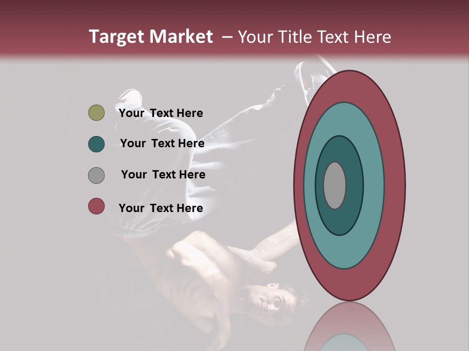 Stunt Posing Hiphop PowerPoint Template