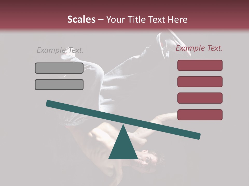 Stunt Posing Hiphop PowerPoint Template