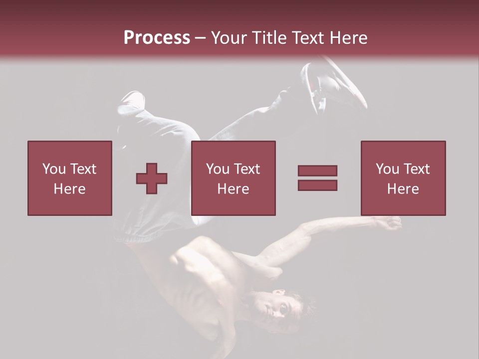 Stunt Posing Hiphop PowerPoint Template