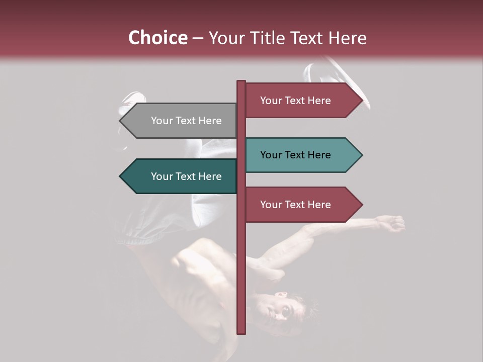 Stunt Posing Hiphop PowerPoint Template