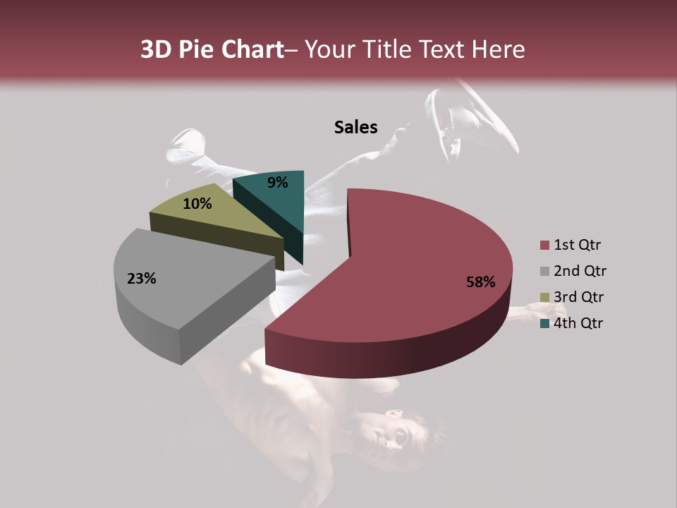 Stunt Posing Hiphop PowerPoint Template