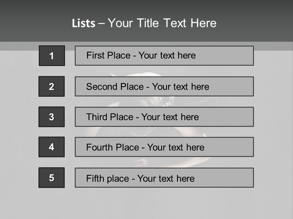Caucasian Stretching Pilates PowerPoint Template