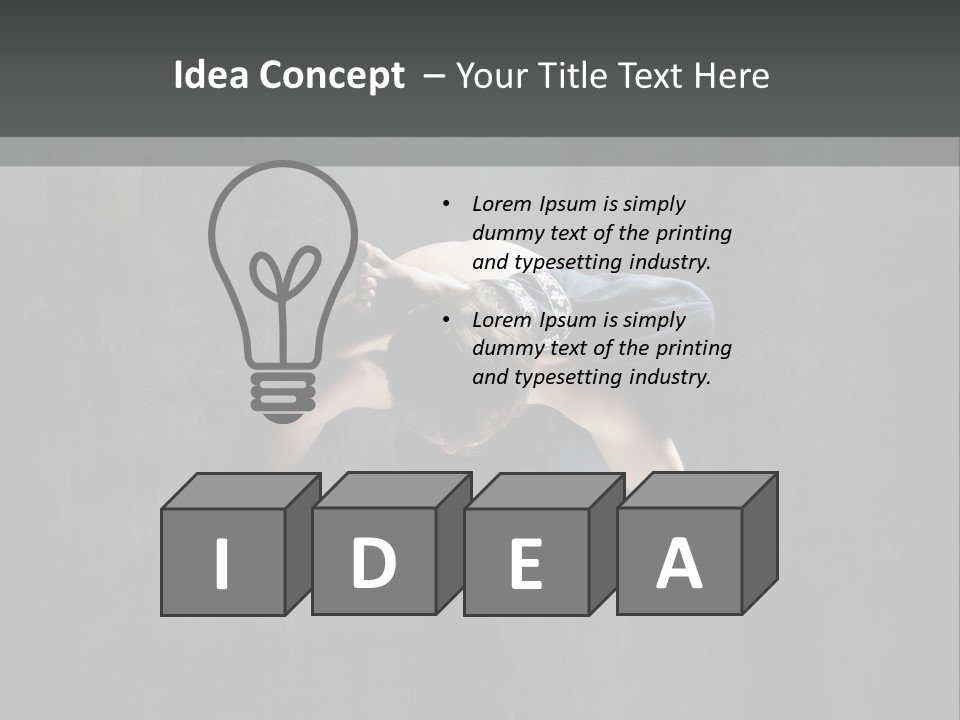 Caucasian Stretching Pilates PowerPoint Template