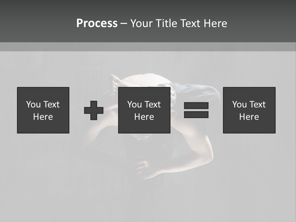 Caucasian Stretching Pilates PowerPoint Template