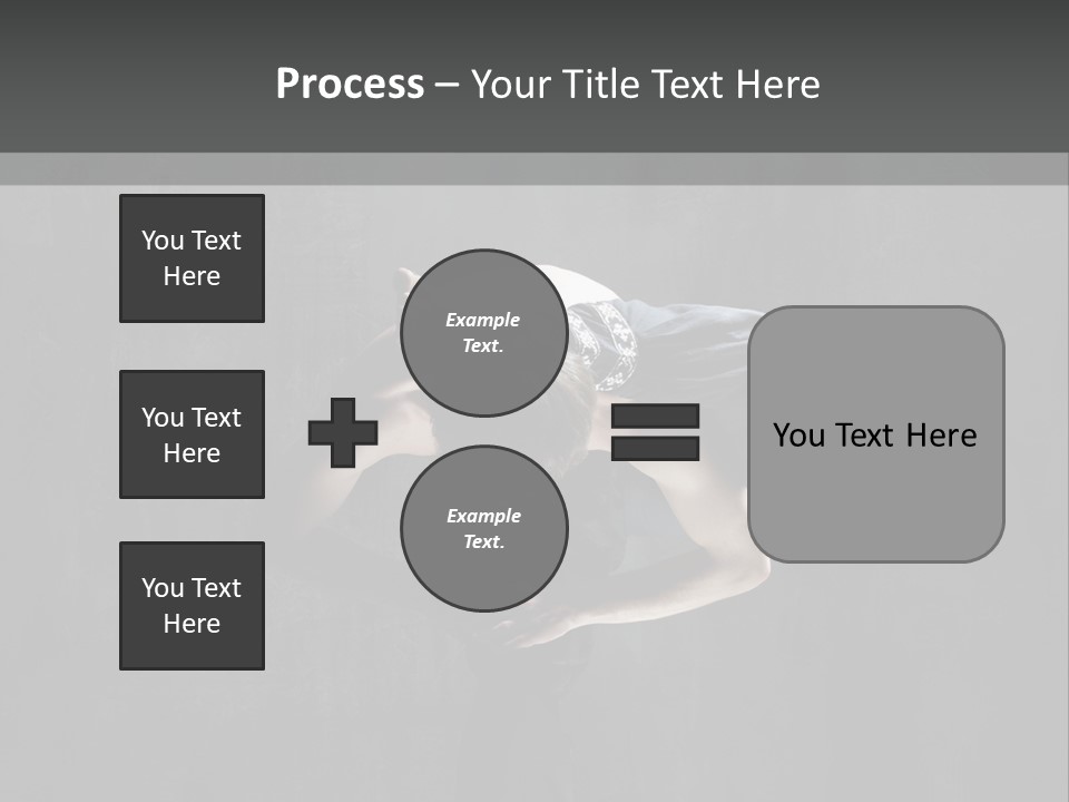Caucasian Stretching Pilates PowerPoint Template