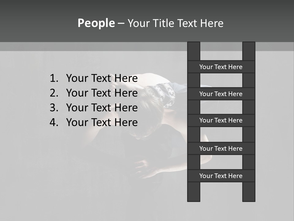 Caucasian Stretching Pilates PowerPoint Template