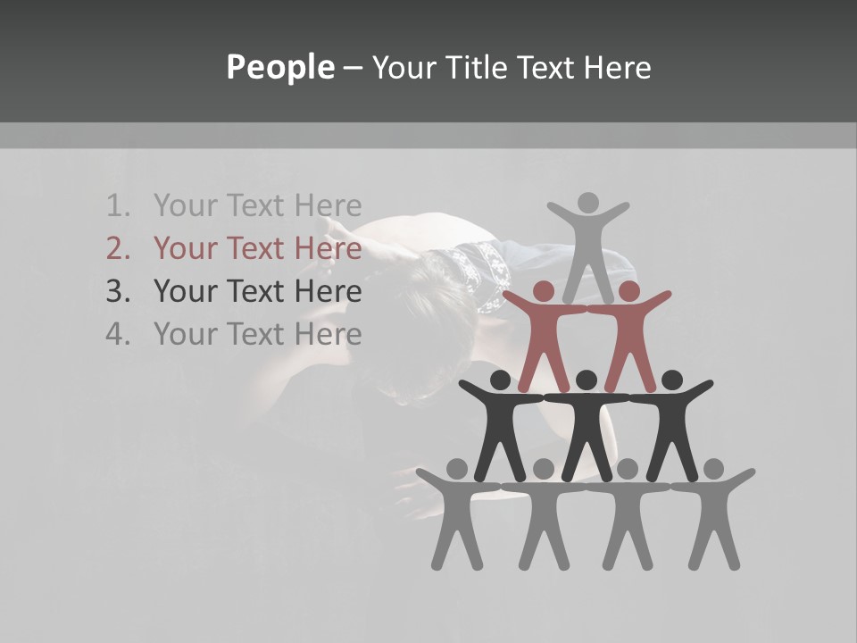 Caucasian Stretching Pilates PowerPoint Template