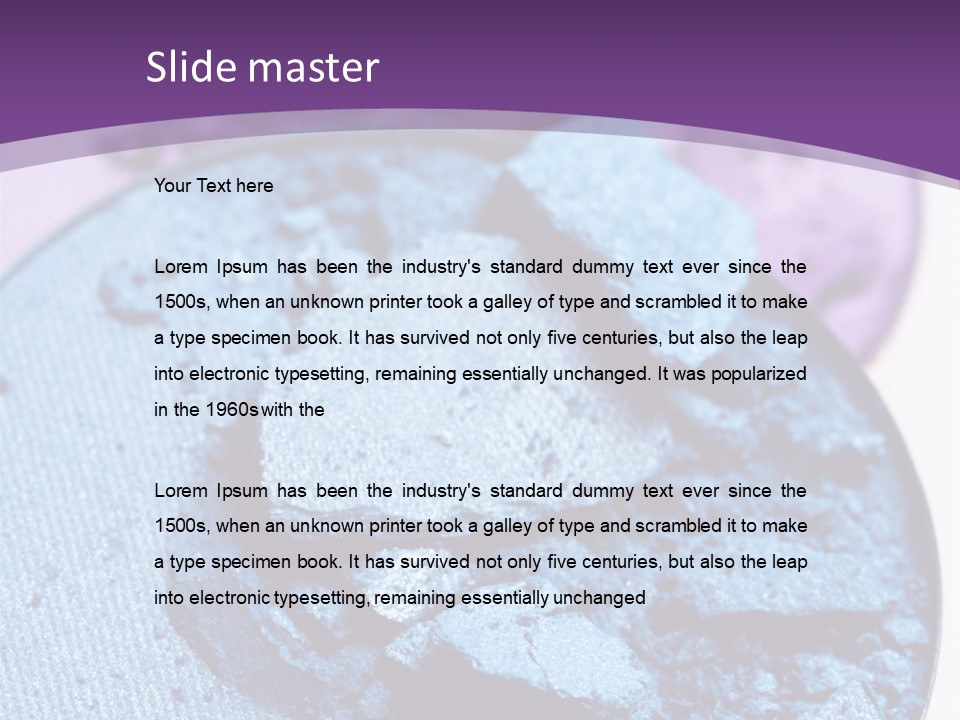 Makeup Make Eyeshadow PowerPoint Template