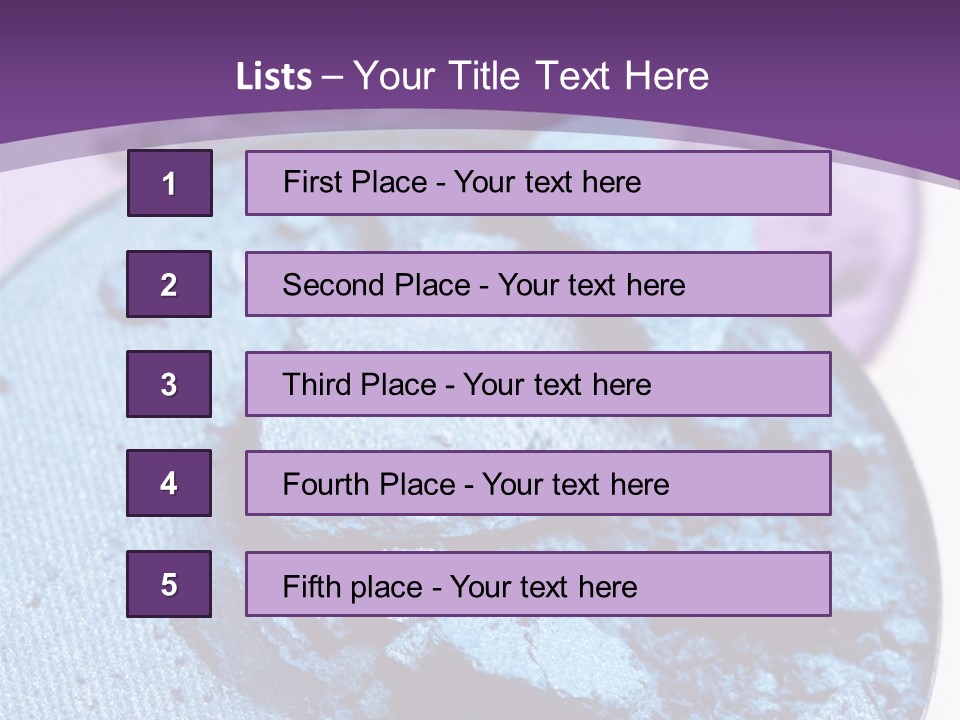Makeup Make Eyeshadow PowerPoint Template